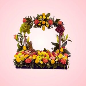 Fresh Fruits And Yellow Flower - Square Size EdtionConsist of fresh fruits and yellow flowers