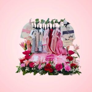 Baby Girl Hanger Stand Gift IdeaConsist Of Hanger Stand And Flowers Only Dress Not Included