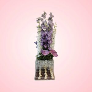 Acrylic Box Acrylic Transparent Box With Chocolate And Flowers