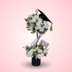 Luxury Graduation Silhouette Floral Display
